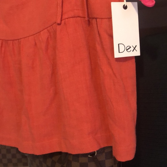 Women’s Dex Tank Top XL with stretch, beautiful dark coral colour NWT - Picture 3 of 6